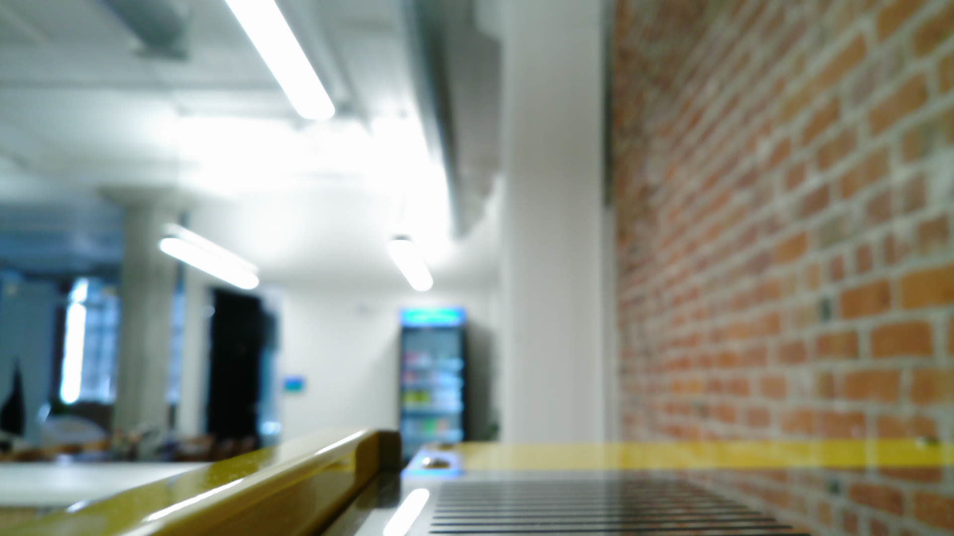 first horizontal capture from the camera sitting on top of the espresso machine