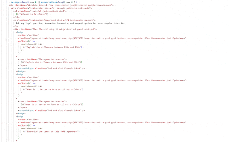 Quetzal editing a translation function